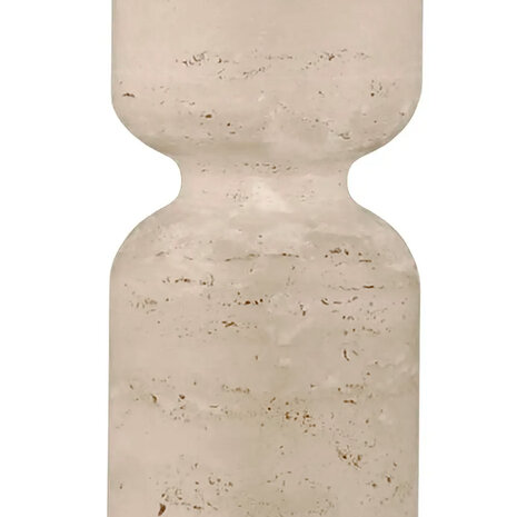 Colmore - Tafel Lamp Voet Amelita Beige Steen 13x42cm