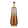 Colmore - Tafel Lamp Voet Amena Amber-Bruin Transparant Glas 18x58cm Colmore - Tafel Lamp Voet Amena Amber-Bruin Transparant Glas 18x58cm