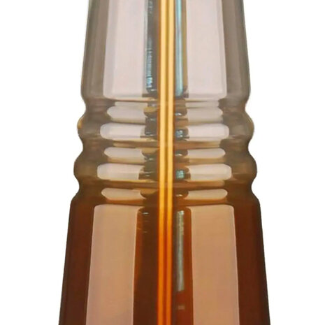 Colmore - Tafel Lamp Voet Amena Amber-Bruin Transparant Glas 18x58cm