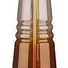 Colmore - Tafel Lamp Voet Amena Amber-Bruin Transparant Glas 18x58cm Colmore - Tafel Lamp Voet Amena Amber-Bruin Transparant Glas 18x58cm
