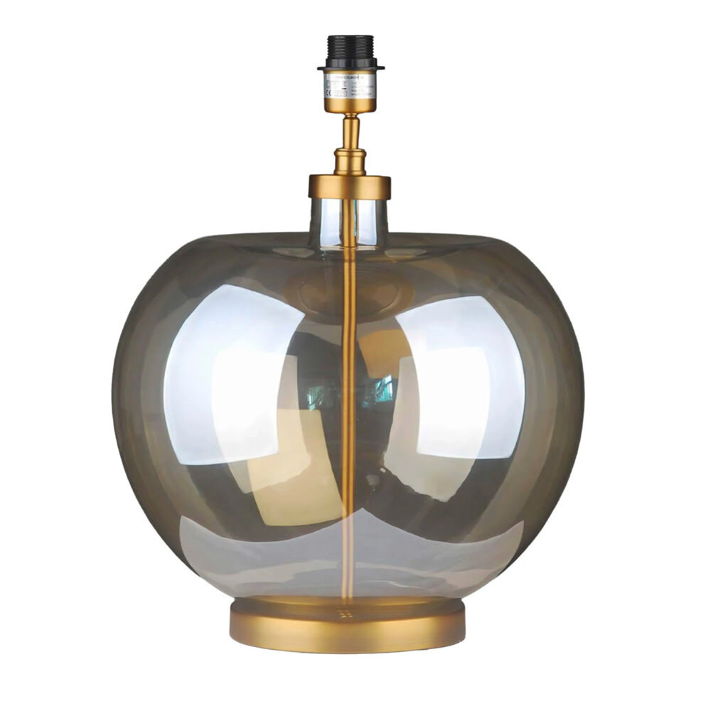 Colmore - Tafel Lamp Voet Amira Amber Transparant Glas 40x53cm