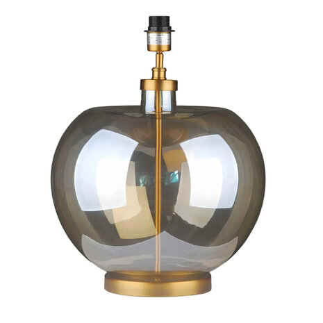 Colmore - Tafel Lamp Voet Amira Amber Transparant Glas 40x53cm