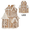 Melting Pot - Kerst Huisje met LED-Verlichting Peperkoek Multicolor 16x25cm Melting Pot - Kerst Huisje met LED-Verlichting Peperkoek Multicolor 16x25cm