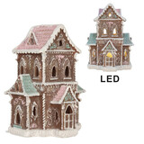 Melting Pot - Kerst Huisje met LED-Verlichting Peperkoek Multicolor 14x20cm Melting Pot - Kerst Huisje met LED-Verlichting Peperkoek Multicolor 14x20cm