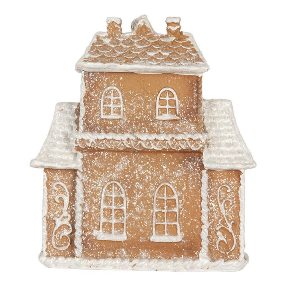 Melting Pot - Kerst Huisje met LED-Verlichting Peperkoek Multicolor 16x25cm