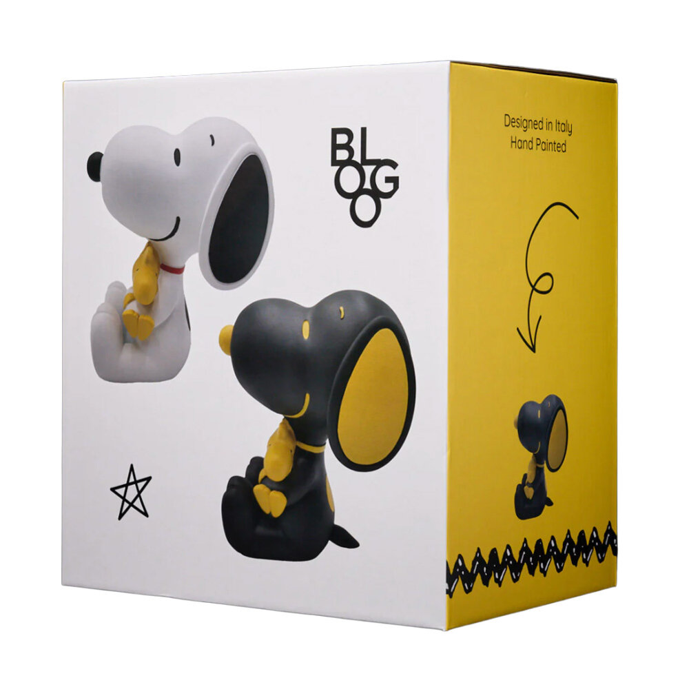 Blogo Design - Beeld Snoopy & Woodstock Wit Kunststof 14x25cm