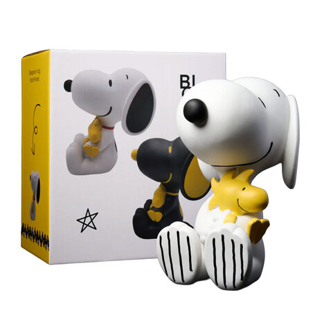 Blogo Design - Beeld Snoopy & Woodstock Wit Kunststof 14x25cm