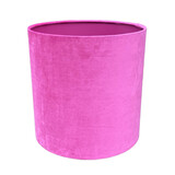 Colmore - Lampenkap Magenta Velours op Transparant 30x30cm Colmore - Lampenkap Magenta Velours op Transparant 30x30cm
