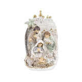 Melting Pot - Beeldje 3-D Kerst Kribbe Bethlehem Kunststof 18x25cm Melting Pot - Beeldje 3-D Kerst Kribbe Bethlehem Kunststof 18x25cm