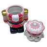 Melting Pot - Pot met Deksel Notenkraker King Roze 17x26cm Melting Pot - Pot met Deksel Notenkraker King Roze 17x26cm