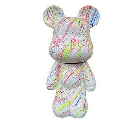 Melting Pot - Beeld Design Beer Wit Splash Multicolor 26x47cm Melting Pot - Beeld Design Beer Wit Splash Multicolor 26x47cm