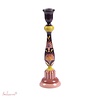 Melting Pot - Kaarsenstandaard Odile Hout Handbeschilderd Multicolor 30cm Melting Pot - Kaarsenstandaard Odile Hout Handbeschilderd Multicolor 30cm