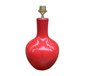 Melting Pot - Tafel Lamp Voet Rood Keramiek 20x40cm Melting Pot - Tafel Lamp Voet Rood Keramiek 20x40cm