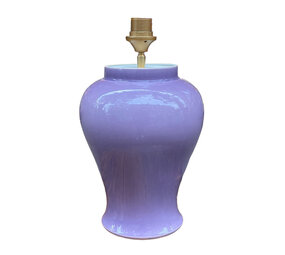 Melting Pot - Tafel Lamp Voet Lila Keramiek 24x44cm Melting Pot - Tafel Lamp Voet Lila Keramiek 24x44cm