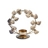 Imbarro - Waxinehouder Mirre Antiek Goud Metaal 18x16cm Imbarro - Waxinehouder Mirre Antiek Goud Metaal 18x16cm