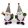 Melting Pot - Beeld Kerst Kabouter Bel Multicolor 13x23cm Melting Pot - Beeld Kerst Kabouter Bel Multicolor 13x23cm