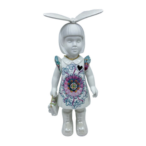 Lammers en Lammers - Femke met Vlinder en Handtas Porselein 14x34cm design A Lammers en Lammers - Femke met Vlinder en Handtas Porselein 14x34cm design A