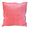 Melting Pot - Sierkussen Coral Velours 50x50cm met bies Melting Pot - Sierkussen Coral Velours 50x50cm met bies