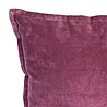 Melting Pot - Sierkussen Bordeaux Velours 50x50cm met bies Melting Pot - Sierkussen Bordeaux Velours 50x50cm met bies