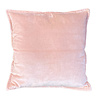 Melting Pot - Sierkussen Dusty Pink Velours 50x50cm met bies Melting Pot - Sierkussen Dusty Pink Velours 50x50cm met bies