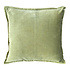 Sierkussen Olijf Groen Velours 50x50cm met bies Sierkussen Olijf Groen Velours 50x50cm met bies