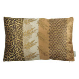 Melting Pot - Sierkussen Tenera Panter-Beige-Goud Fluweel 60x40cm