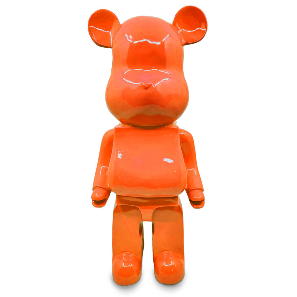 Melting Pot - Beeld Design Beer Oranje Kunststof XXL 30x80cm Melting Pot - Beeld Design Beer Oranje Kunststof XXL 30x80cm