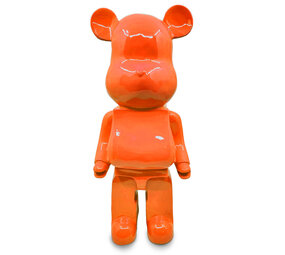 Melting Pot - Beeld Design Beer Oranje Kunststof XXL 30x80cm Melting Pot - Beeld Design Beer Oranje Kunststof XXL 30x80cm