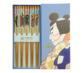 Melting Pot - Eetstokjes Sumo Multicolor set van 5 in cadeau doos Melting Pot - Eetstokjes Sumo Multicolor set van 5 in cadeau doos