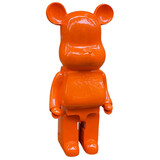 Melting Pot - Beeld Design Beer Oranje Kunststof XXL 30x80cm