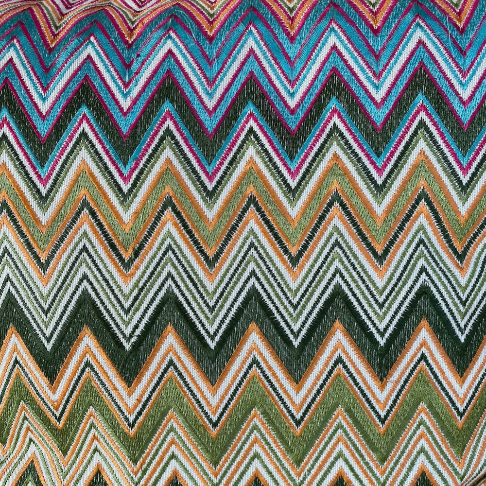 Colmore - Sierkussen Chevron Zigzag Multicolor Katoen 50x50cm Colmore - Sierkussen Chevron Zigzag Multicolor Katoen 50x50cm