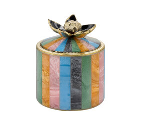 Doing Goods - Doosje Circus Liv Multicolor Messing 9x11cm