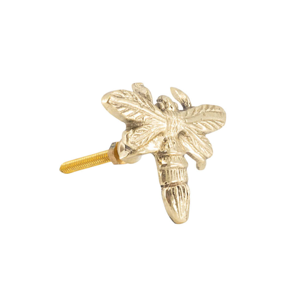 Doing Goods - Ladeknop Queen Bee Messing 7x5cm