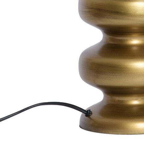 Melting Pot - Tafel Lamp Voet Antiek Goud Metaal 15x42cm