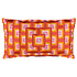 Sierkussen Lira Oranje Multicolor 60x35cm Sierkussen Lira Oranje Multicolor 60x35cm