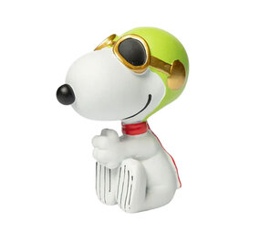 Blogo Design - Beeld Snoopy Aviator Wit Kunststof 14x25cm