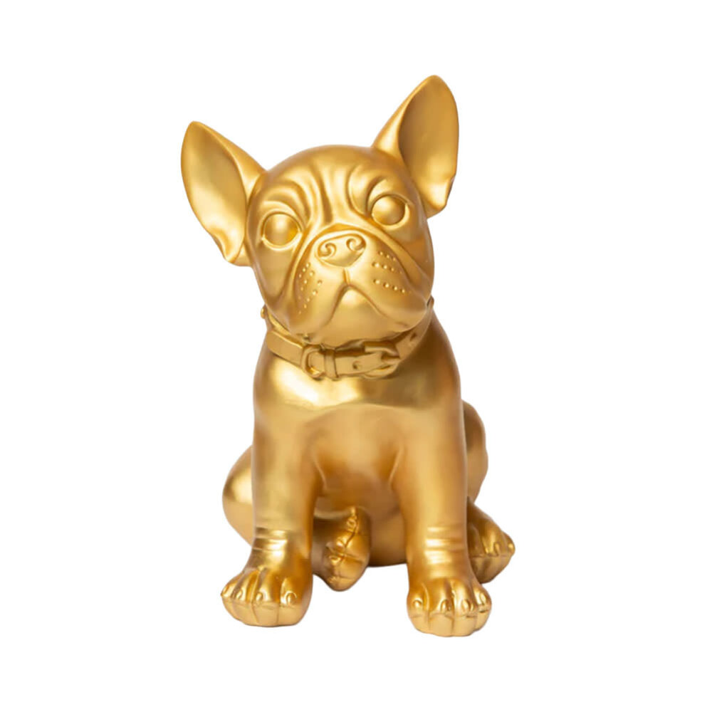 Melting Pot - Beeld Bulldog Goud Kunststof 22x25cm Melting Pot - Beeld Bulldog Goud Kunststof 22x25cm