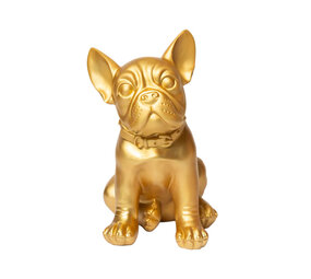 Melting Pot - Beeld Bulldog Goud Kunststof 22x25cm Melting Pot - Beeld Bulldog Goud Kunststof 22x25cm
