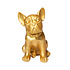 Beeld Bulldog Goud Kunststof 22x25cm