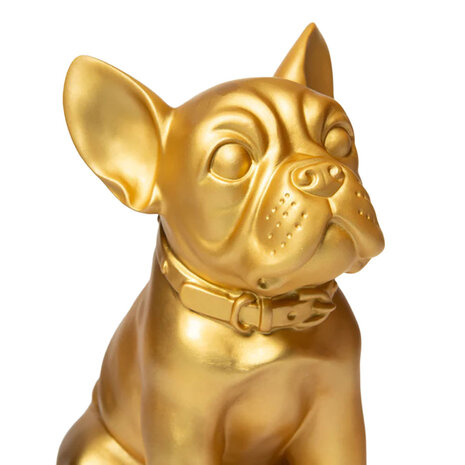 Melting Pot - Beeld Bulldog Goud Kunststof 22x25cm Melting Pot - Beeld Bulldog Goud Kunststof 22x25cm