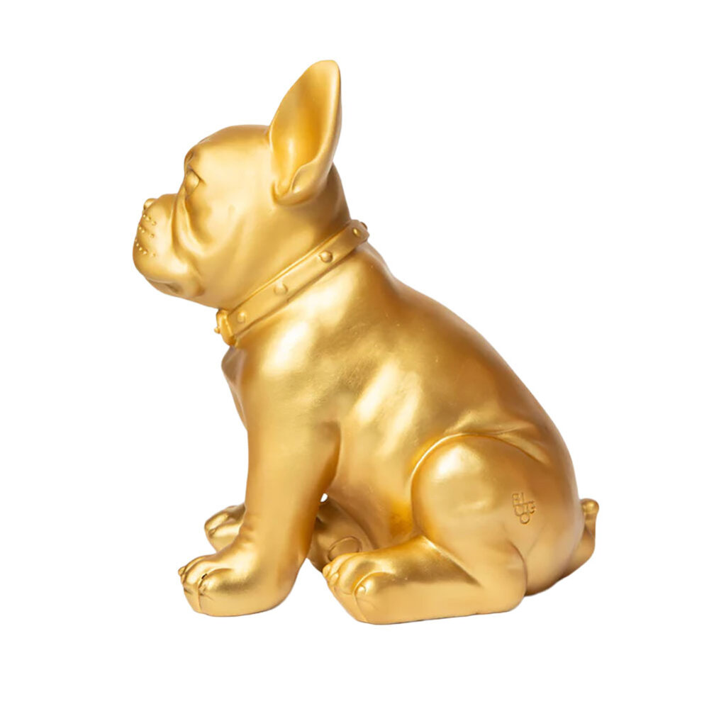 Melting Pot - Beeld Bulldog Goud Kunststof 22x25cm Melting Pot - Beeld Bulldog Goud Kunststof 22x25cm