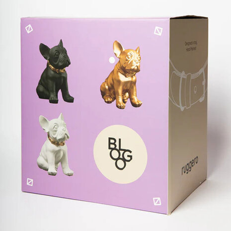 Melting Pot - Beeld Bulldog Goud Kunststof 22x25cm Melting Pot - Beeld Bulldog Goud Kunststof 22x25cm