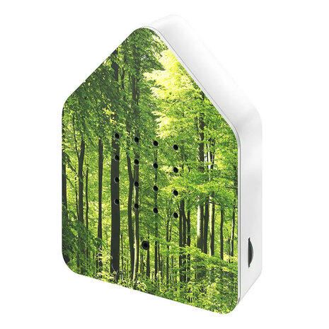 Zwitscherbox - Vogelhuisje met vogelgeluiden en bewegingssensor in diverse kleuren Zwitscherbox - Vogelhuisje met vogelgeluiden en bewegingssensor in diverse kleuren