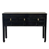 Melting Pot - Dressoir & Ladekast Dynasty Zwart Goud Hout 129x30x89cm