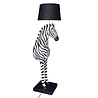 Werns - Vloer Lamp Zebra Zora Zwart-Wit 47x153cm met lampenkap Werns - Vloer Lamp Zebra Zora Zwart-Wit 47x153cm met lampenkap
