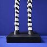 Werns - Vloer Lamp Zebra Zora Zwart-Wit 47x153cm met lampenkap Werns - Vloer Lamp Zebra Zora Zwart-Wit 47x153cm met lampenkap