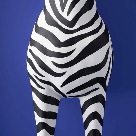 Werns - Vloer Lamp Zebra Zora Zwart-Wit 47x153cm met lampenkap Werns - Vloer Lamp Zebra Zora Zwart-Wit 47x153cm met lampenkap