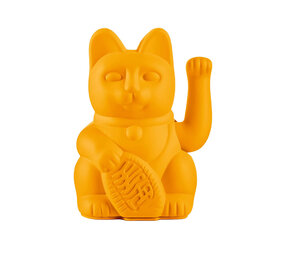 Donkey - Lucky Cat Deep Yellow 10x15cm zwaaiend Donkey - Lucky Cat Deep Yellow 10x15cm zwaaiend