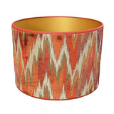 Melting Pot - Lampenkap Avia Multicolor Velours 30x20cm met bies Melting Pot - Lampenkap Avia Multicolor Velours 30x20cm met bies