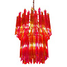 Colmore - Kroonluchter Pegels Fuchsia Oranje Glas 50x68cm